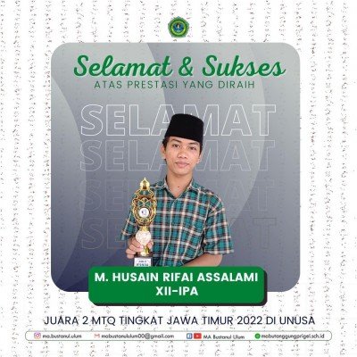 Raih Juara 2 MTQ Jatim di UNUSA