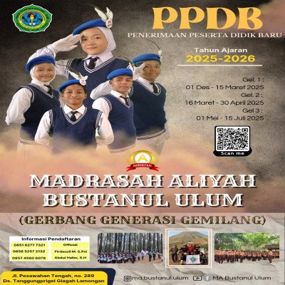 PPDB MA BUSTANUL ULUM 2025-2026