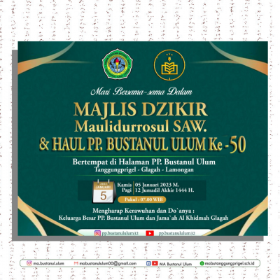 Majlis Dzikir Maulidurrosul dan Haul PP BU